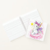 Waterverf Fairy Bunny Notitieboek (Binnen)