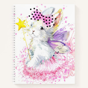 Waterverf Fairy Bunny Notitieboek