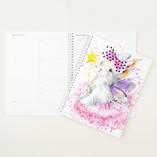 Waterverf Fairy Bunny Planner (Display)