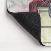 Waterverf Fairy Dragon Art Mousepad Muismat (Hoek)