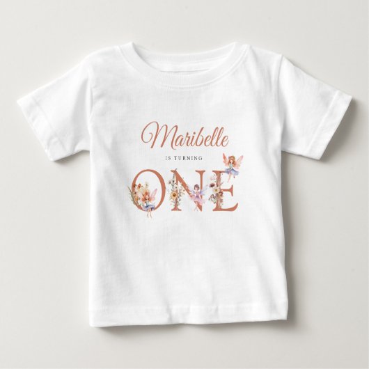 Waterverf Fairy Floral Herfst Garden Eerste Verjaa (Voorkant)