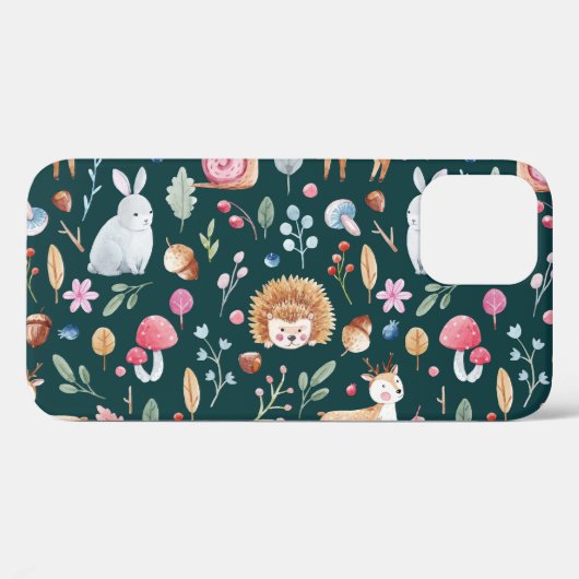 Waterverf Fairy Forest kinderpatroon Case-Mate iPhone Case (Achterkant (horizontaal))