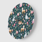 Waterverf Fairy Forest kinderpatroon Grote Klok (Hoek)