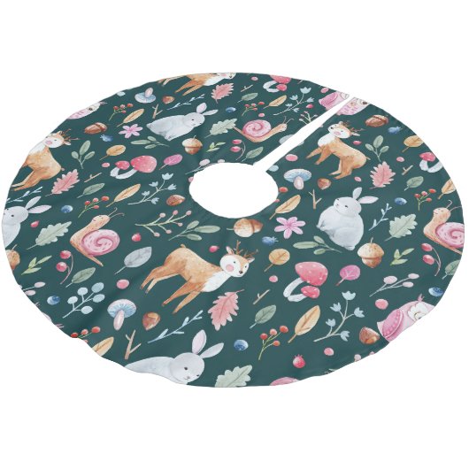 Waterverf Fairy Forest kinderpatroon Kerstboom Rok (Gekanteld)