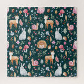 Waterverf Fairy Forest kinderpatroon Legpuzzel (Verticaal)