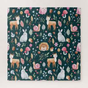 Waterverf Fairy Forest kinderpatroon Legpuzzel