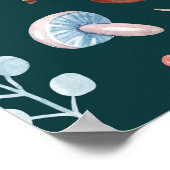 Waterverf Fairy Forest kinderpatroon Poster (Hoek)