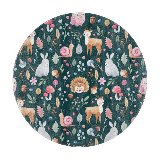 Waterverf Fairy Forest kinderpatroon Snijplank (Voorkant)