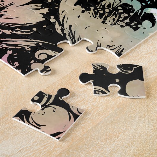 Waterverf Fairy Garden Legpuzzel (Zijkant)