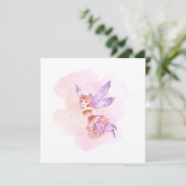 "Waterverf Fairy" Kaart (Staand voorkant)