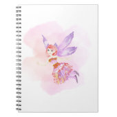 Waterverf Fairy Notitieboek (Voorkant)
