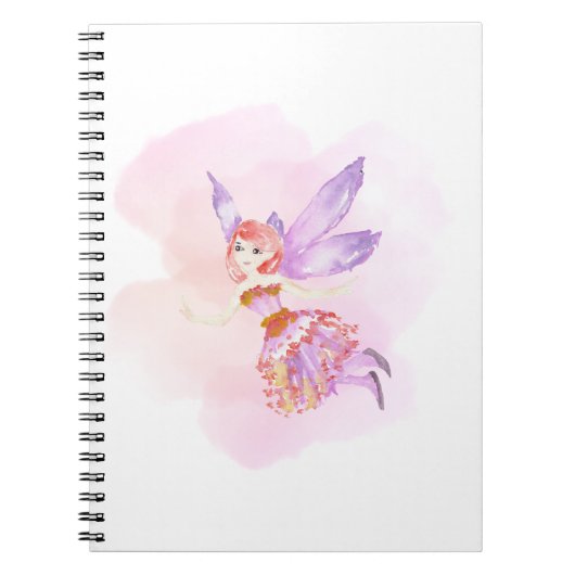 Waterverf Fairy Notitieboek (Voorkant)