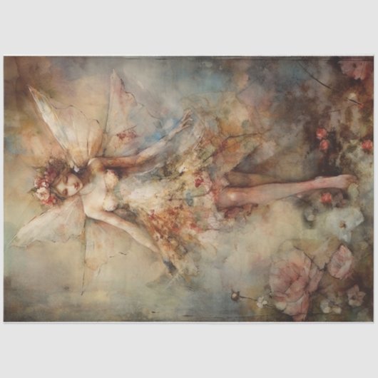 Waterverf Fairy Tissuepapier (Voorkant)
