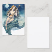 Waterverf Fairy van de nacht Visitekaartje (Voorkant / Achterkant)