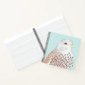 Waterverf Falcon Kestrel Notitieboek (Binnen)