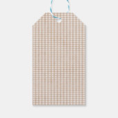 Waterverf Fall in Love Beige bloem  BridaSticker Cadeaulabel (Achterkant)