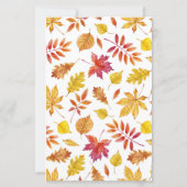 Waterverf Fall verlaat viering van het leven (Achterkant)