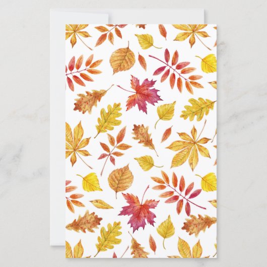 Waterverf Fall verlaat viering van het leven (Achterkant)