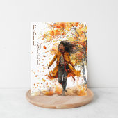 Waterverf Falling Leaves Herfst Mood Briefkaart