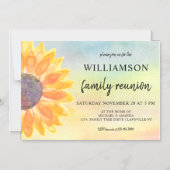 Waterverf Familie reunion MagnetIc Magnetische Uitnodiging (Voorkant)