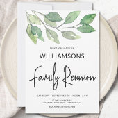 Waterverf familiereünie kaart