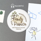 Waterverf Family Reunion Script Tree Naam Jaar Magneet