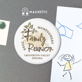 Waterverf Family Reunion Script Tree Naam Jaar Magneet