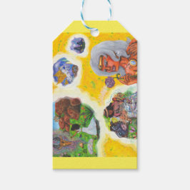 Waterverf Fantasie Godin Dromen Liefde Dimensie Cadeaulabel