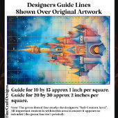 Waterverf Fantasy Castle in Clouds CK1 Decoupage Tissuepapier