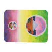 Waterverf Fantasy Dimensions Piramide Droomwerelde Magneet (Horizontaal)