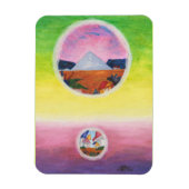 Waterverf Fantasy Dimensions Piramide Droomwerelde Magneet (Verticaal)