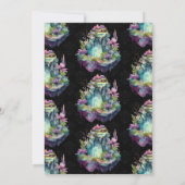 Waterverf Fantasy Fairy Fountain 21st Birthday Kaart (Achterkant)