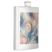 Waterverf Fantasy Floral Pastel Blauw & Crème Flacon (Rechts)