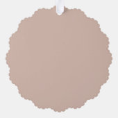 Waterverf Fantasy Floral Pastel Blauw & Crème Ornament Kaart (Achterkant)