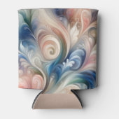 Waterverf Fantasy Floral Romantisch Patroon Blikjeskoeler (Voorkant)