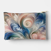 Waterverf Fantasy Floral Romantisch Patroon Etui (Achterkant)