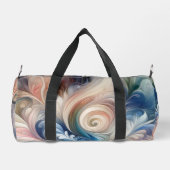 Waterverf Fantasy Floral Romantisch Patroon Plunjezak (Achterkant)