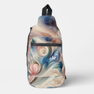 Waterverf Fantasy Floral Romantisch Patroon Sling Bag