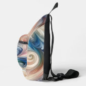 Waterverf Fantasy Floral Romantisch Patroon Sling Bag (Rechts)