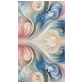 Waterverf Fantasy Floral Romantisch Patroon Tafelkleed (Voorkant)