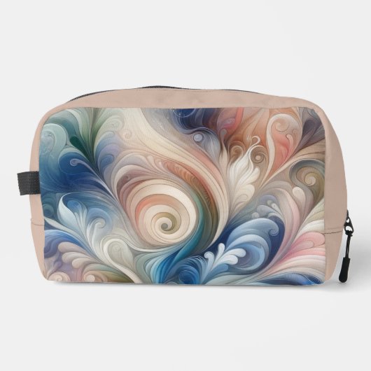 Waterverf Fantasy Floral Romantisch Patroon Toilettasje (Voorkant)