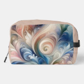 Waterverf Fantasy Floral Romantisch Patroon Toilettasje (Achterkant)