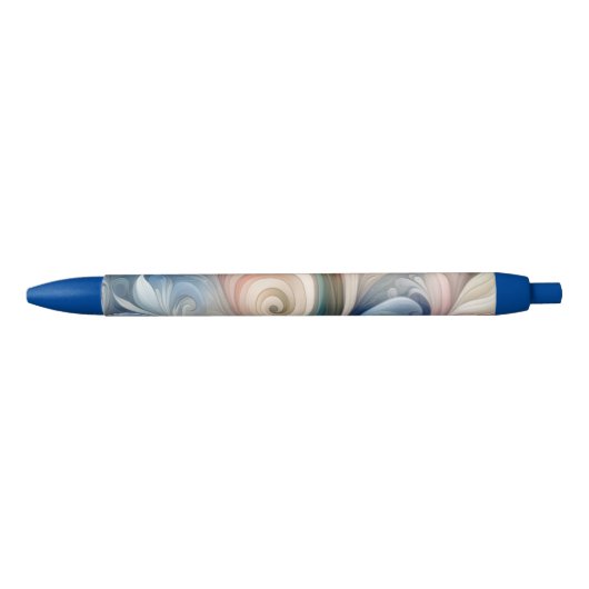 Waterverf Fantasy Floral Romantisch Patroon Zwarte Inkt Pen (Voorkant)