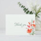 Waterverf Fantasy Gepersonaliseerde briefpapier Bedankkaart (Staand voorkant)