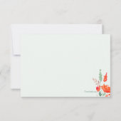 Waterverf Fantasy Gepersonaliseerde briefpapier Bedankkaart (Achterkant)