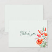 Waterverf Fantasy Gepersonaliseerde briefpapier Bedankkaart (Voorkant / Achterkant)