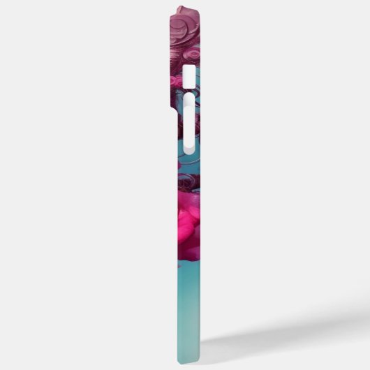 WATERVERF FANTASY PINK ROSES Case-Mate iPhone CASE (Achterkant / Links)