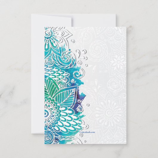 Waterverf Fantasy Response Kaart (Achterkant)