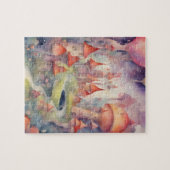 Waterverf Fantasy World Magic Castle Legpuzzel (Horizontaal)