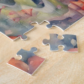 Waterverf Fantasy World Magic Castle Legpuzzel (Zijkant)